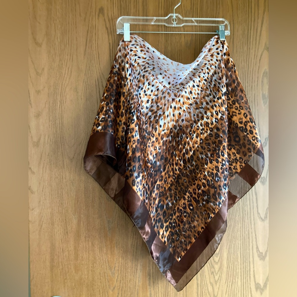 Animal print scarf